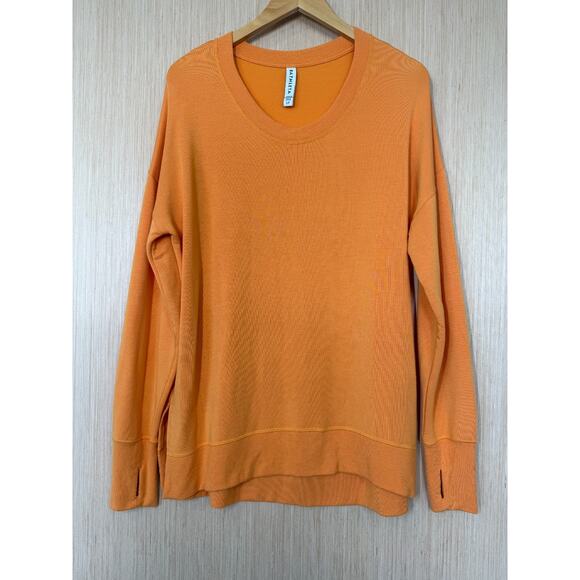 Athleta Tops - Athleta Coaster Luxe Sweatshirt Womens Size LT Large Tall Thumbholes Athleisure